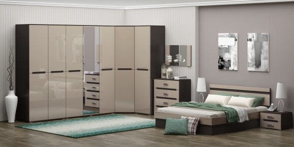 Шкаф 3-х Створчатый Каролина-9 МДФ(1,5х2,22х,052)/Разные Цвета