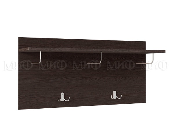 Вешалка с Полкой Ницца Венге (Ш-900 мм x В-430 мм x Г-236 мм)
