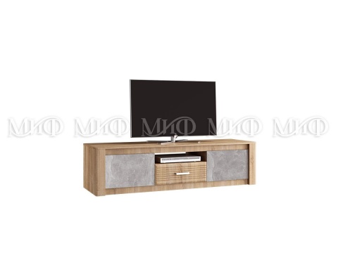 Тумба TV Тиона Сонома/Бетон (Ш-1700 мм x В-440 мм x Г-520 мм)